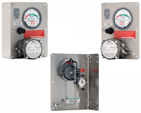 Best Purging Systems Model 101A Vertical Mount Purge Unit - UL Listed NFPA 496 Type Z Enclosure Purging Unit and Type Z Pressurization System, with Pressure Loss Alarm Switch