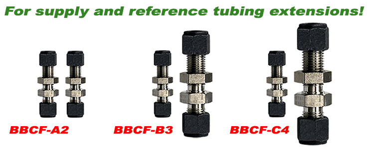 Model BBCF Tubing and Bulkhead Connection Kits