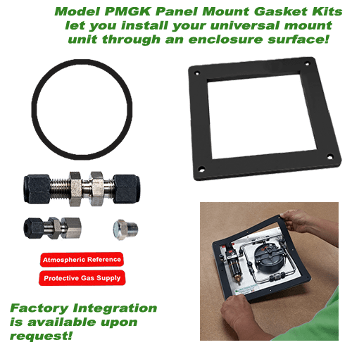 NFPA 496 Type Y and Z Enclosure Purging and Pressurization Unit Panel Mount Gasket Kits