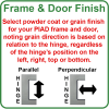 Frame and Door Finish